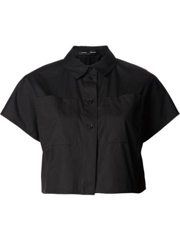 Proenza Schouler Cropped Poplin Shirt