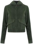 Talie Nk Leather Jacket, Women's, Size: 40, Green, Leather