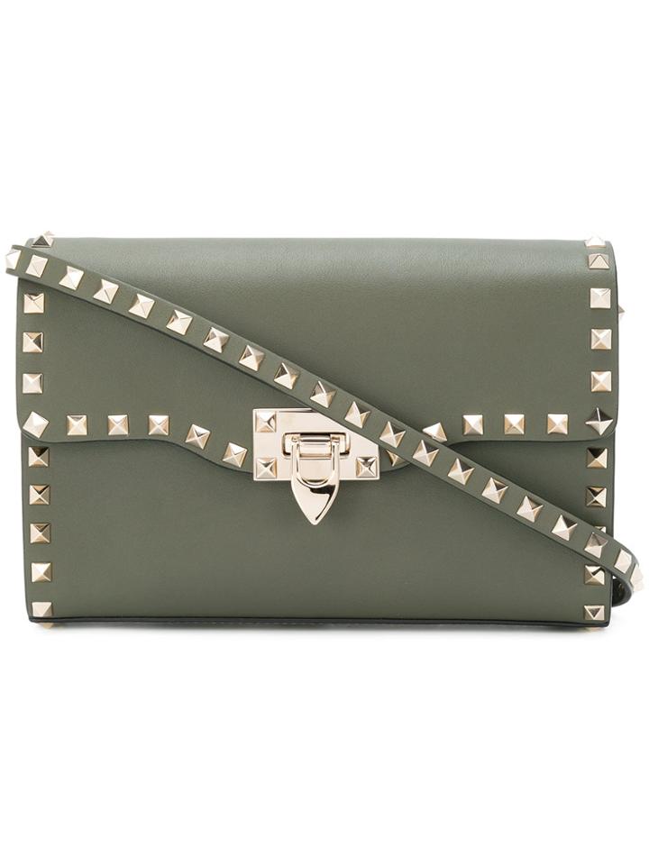 Valentino Valentino Garavani Rockstud Shoulder Bag - Green