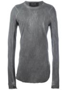 Lost & Found Ria Dunn Insert Back T-shirt, Men's, Size: Medium, Grey, Cotton/cashmere