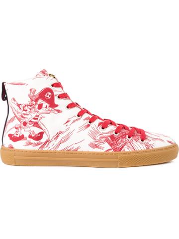 Gucci Sea Storm Hi-top Sneakers - Red