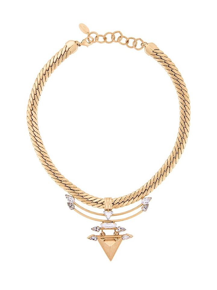 Elizabeth Cole Crystal Embellished Necklace
