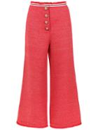 Nk Buttoned Culottes - Red