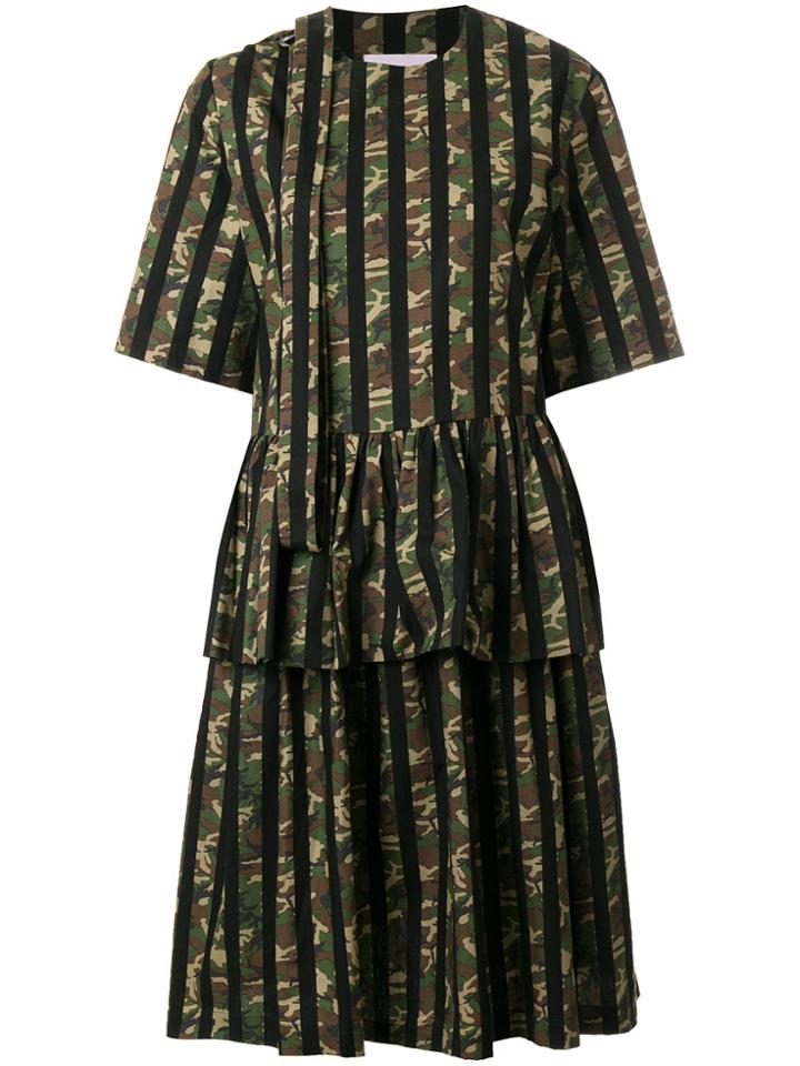 Yulia Yefimtchuk Striped Dress - Green