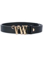 Vivienne Westwood Red Label - Logo Buckle Belt - Women - Calf Leather - One Size, Black, Calf Leather