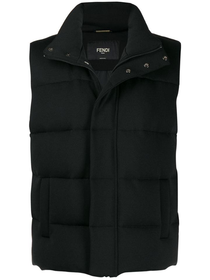 Fendi Ffendi Logo Gilet - Black