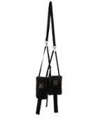 The Viridi-anne Double Neck Pouch - Black
