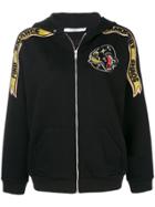 Givenchy Patched Zipped Hoodie - Black