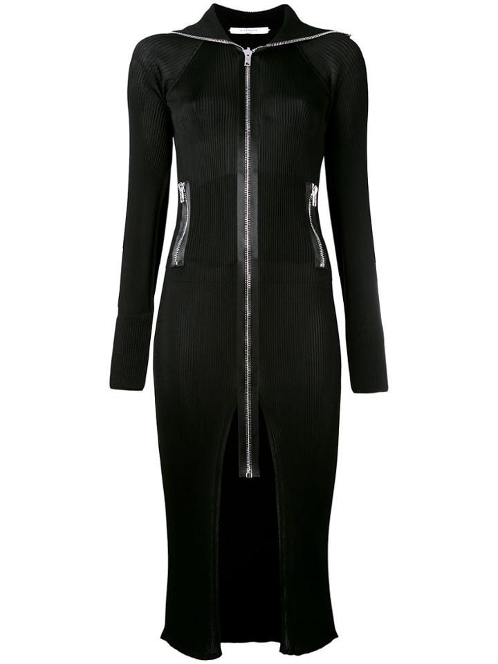 Givenchy Zipped Midi Dress - Black