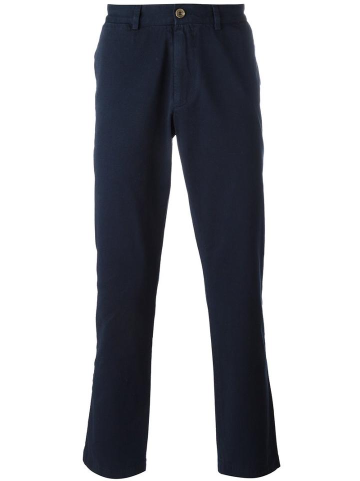 Sunspel Classic Chinos, Men's, Size: 30/32, Blue, Cotton
