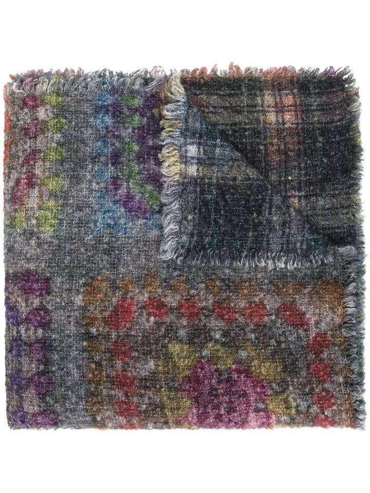 Faliero Sarti 'fedo' Scarf, Men's, Polyamide/cashmere/virgin Wool