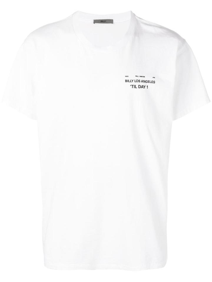 Billy Los Angeles Til Day 1 T-shirt - White