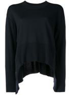 Cédric Charlier Oversized Pullover - Black