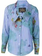 Vivienne Westwood Anglomania Stained Striped Shirt