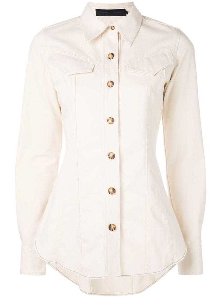 Proenza Schouler Pointed Collar Shirt - Neutrals