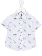 Armani Junior - Zoo Animal Print Shirt - Kids - Cotton - 36 Mth, White