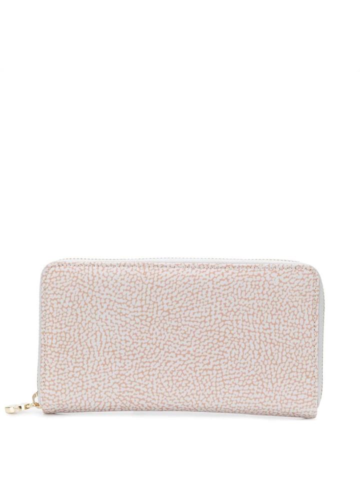 Borbonese Zip-around Wallet - Neutrals