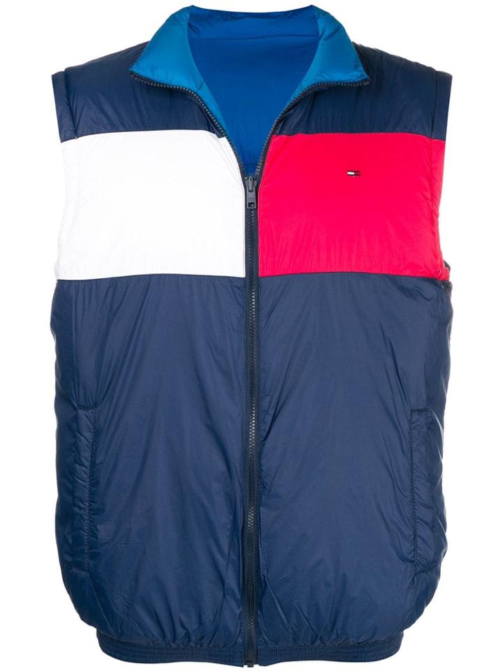 Tommy Jeans Reversible Padded Gilet - Blue