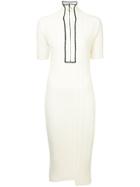 Wynn Hamlyn Ribbed Knit Dress - White