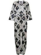 Astraet Printed Jumpsuit - Blue