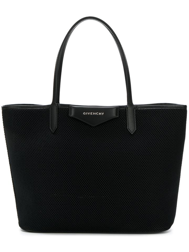Givenchy - Medium Antigona Tote - Women - Leather/polyester - One Size, Black, Leather/polyester
