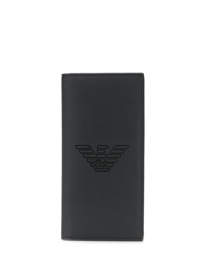 Emporio Armani Bi-fold Logo Cardholder - Black