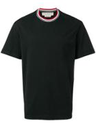 Marni Striped Collar T-shirt - Black