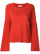 Essentiel Antwerp Bell Cuffs Sweater - Red