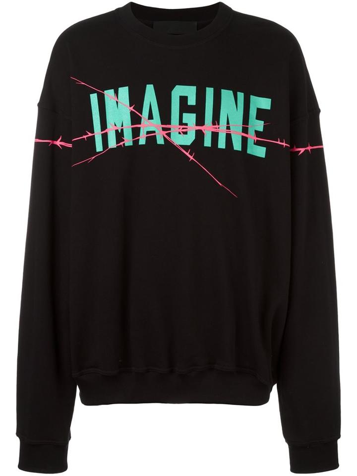 Haider Ackermann 'imagine' Sweatshirt, Men's, Size: Small, Black, Cotton