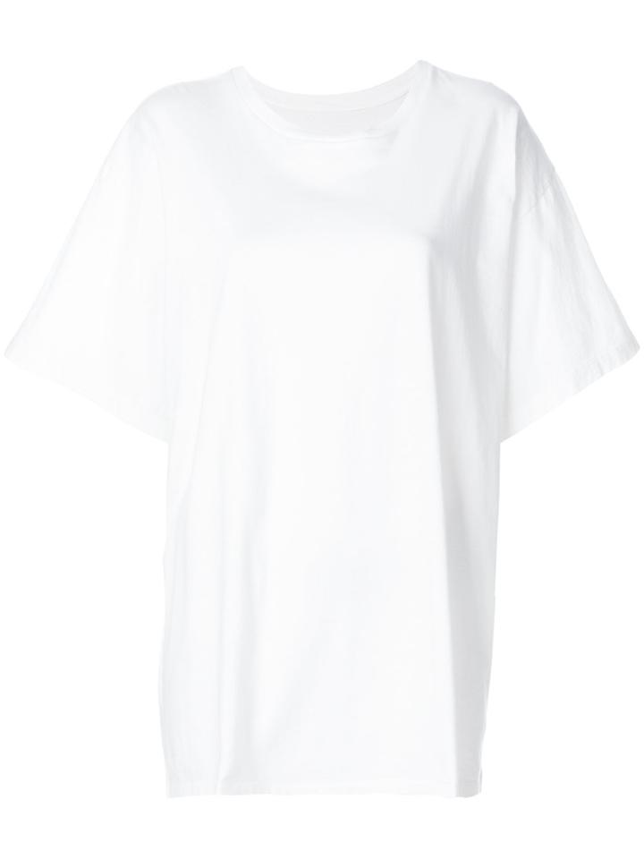 Mm6 Maison Margiela Rear Print T-shirt - White