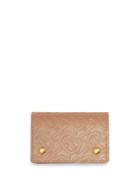 Burberry Monogram Leather Card Case - Neutrals