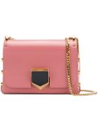 Jimmy Choo Lockett Crossbody Bag - Pink & Purple