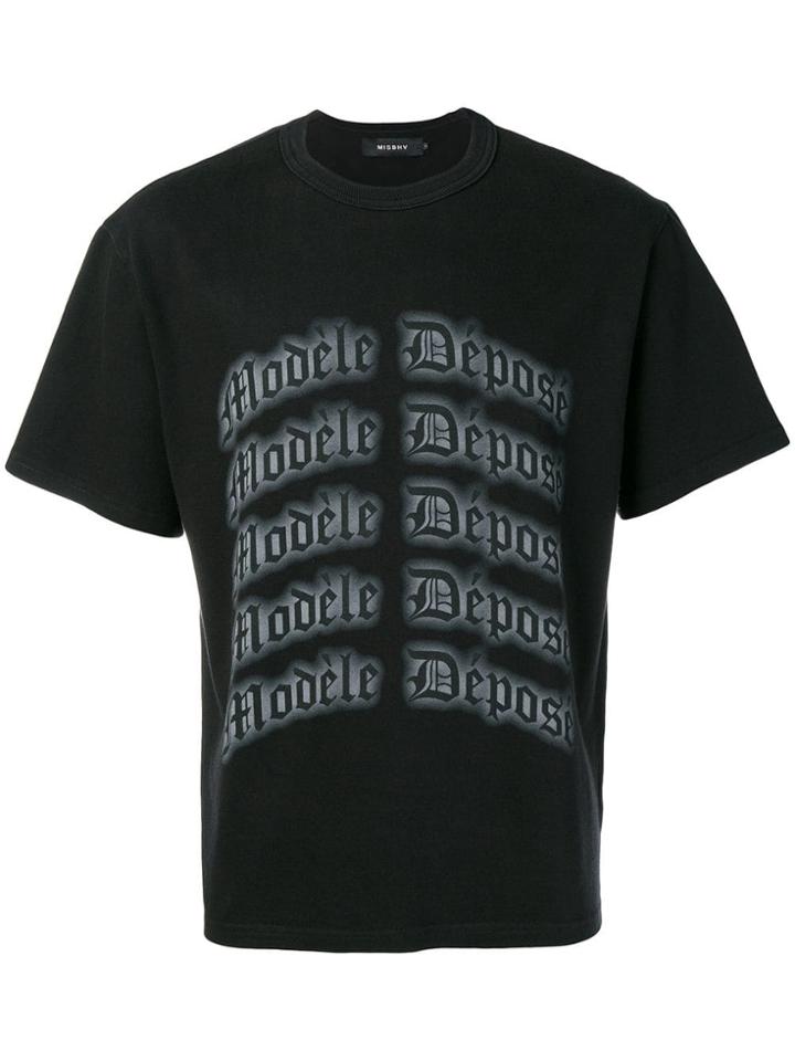 Misbhv Printed T-shirt - Black