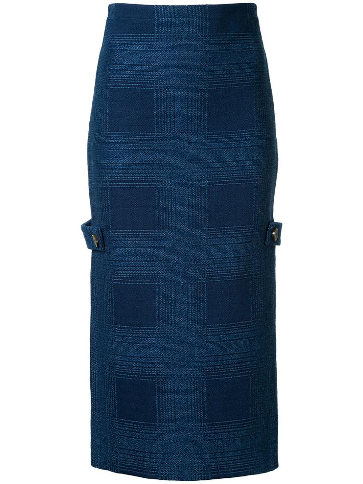 Manning Cartell Check This Out Midi Skirt - Blue