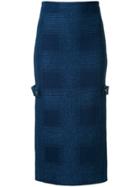 Manning Cartell Check This Out Midi Skirt - Blue