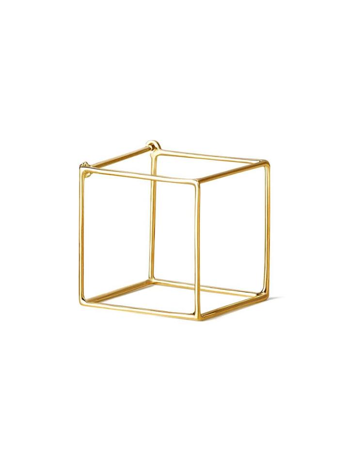 Shihara Square Earring 20 - Metallic