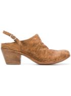 Officine Creative Chunky Heel Mules - Brown