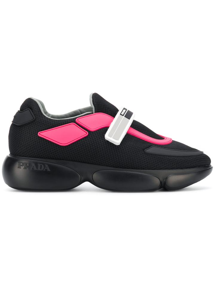 Prada Cloudbust Mesh Sneakers - Black