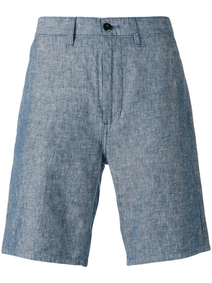 Levi's - Straight Chino Shorts - Men - Cotton/linen/flax - 30, Blue, Cotton/linen/flax