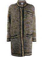 M Missoni Tweed Miid Coat - Black