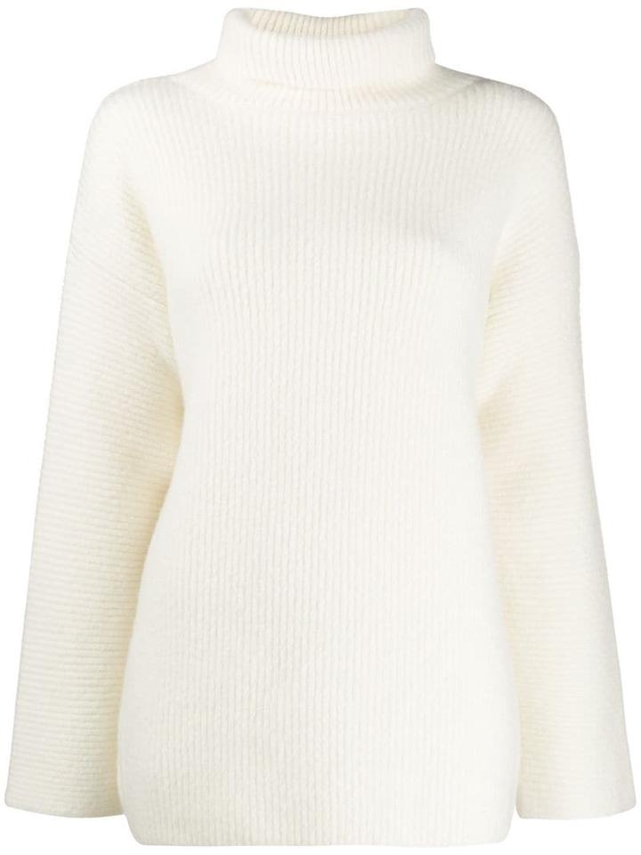 Jacquemus Turtle Neck Jumper - White