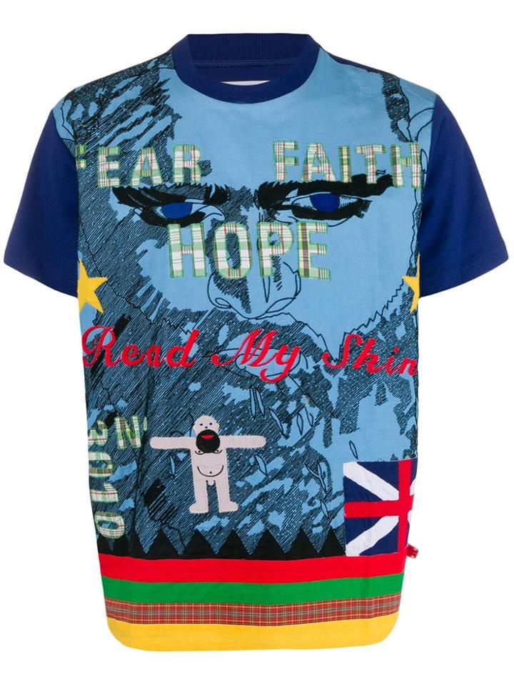 Walter Van Beirendonck Pre-owned 2011's Read My Skin Patchwork T-shirt