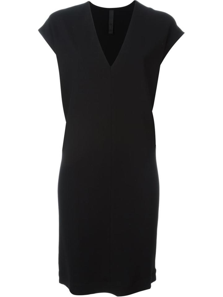 Ilaria Nistri V-neck Dress, Women's, Size: 44, Black, Viscose/spandex/elastane