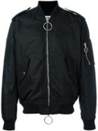 Off-white Brushed Diagonals Bomber Jacket