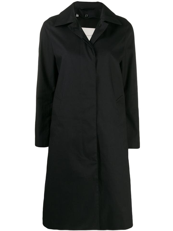 Mackintosh Dunkeld Buttoned Coat - Black