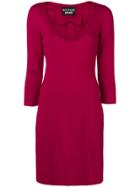 Boutique Moschino Front Bow Dress - Pink & Purple
