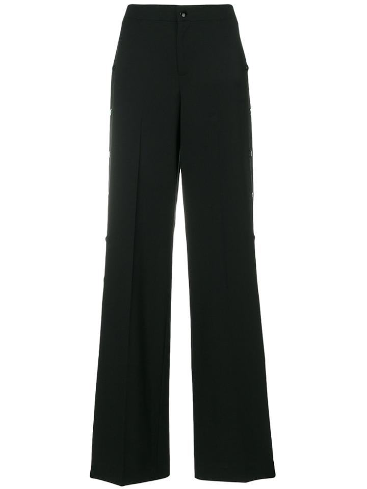 Red Valentino Side Stud Trousers - Black