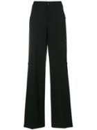 Red Valentino Side Stud Trousers - Black