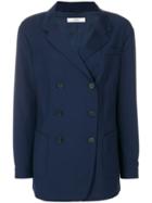 Prada Pre-owned Double Breasted Jacket - Blue