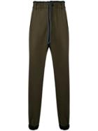 Sacai Drawstring Track Trousers - Green